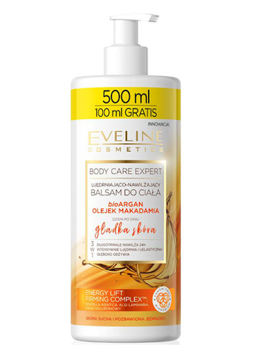 Лосьон для тела EVELINE Body Care Expert 500 мл Подтягивание и увлажнение