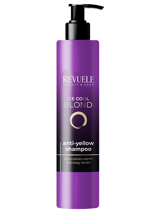 Шампунь для волос REVUELE Ice Cool 335 мл Против желтизны для осветленных волос